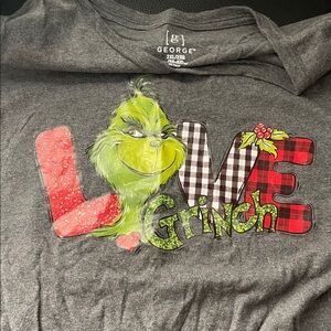 George Grinch Love Graphic T-Shirt - Gray